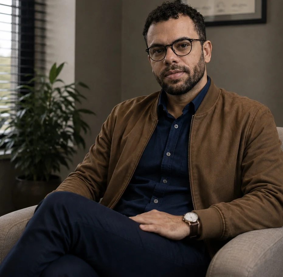 Gilberto Ribeiro Ramos em ambiente de atendimento